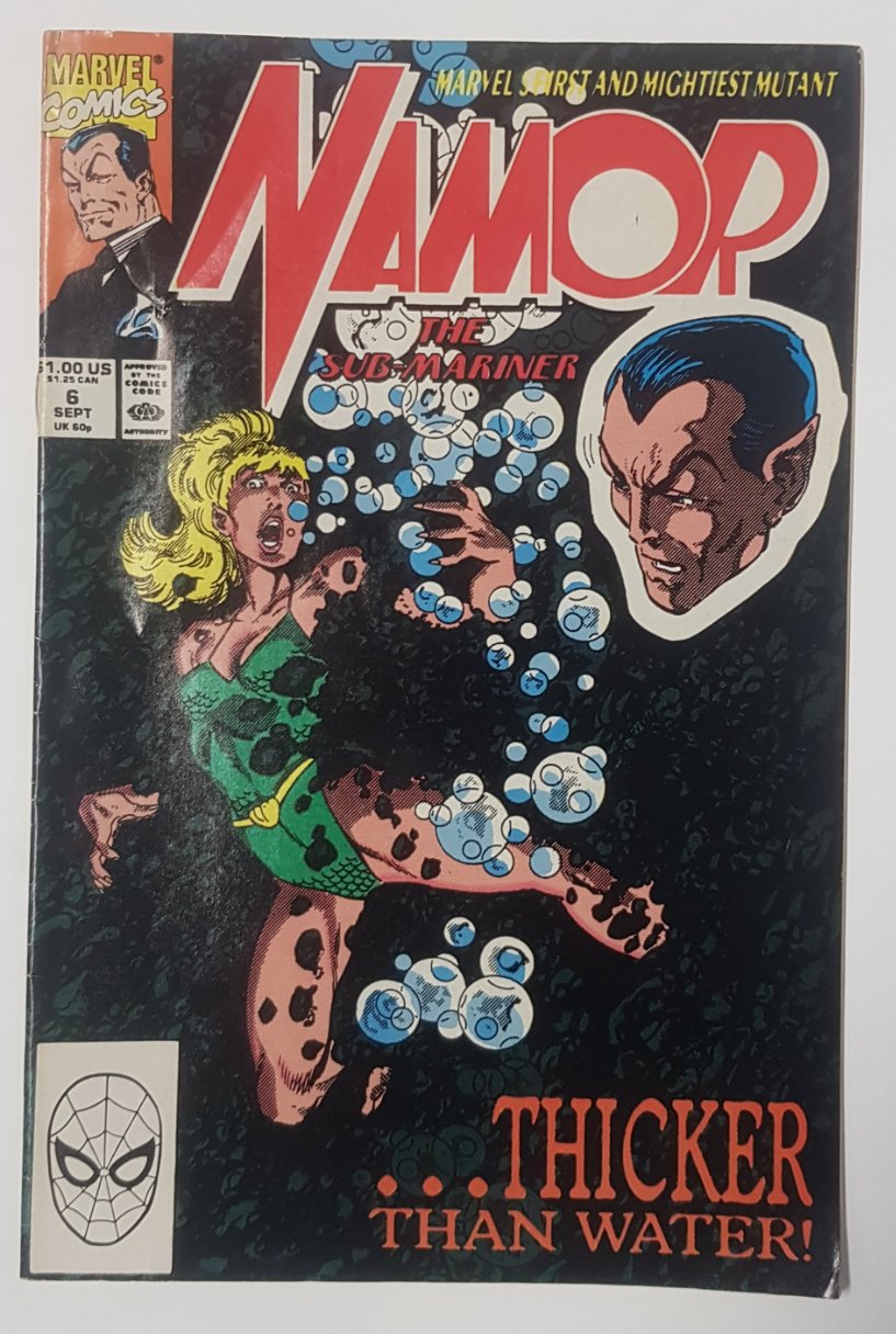 Namor the Sub Mariner #6 Marvel Comics (1990)