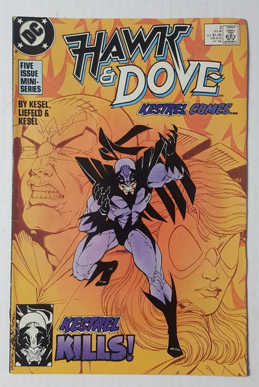 Hawk and Dove #3 DC Comics (1988)