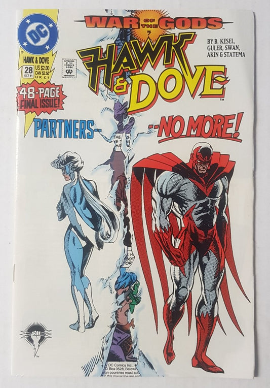 Hawk and Dove #28 DC Comics (1989)