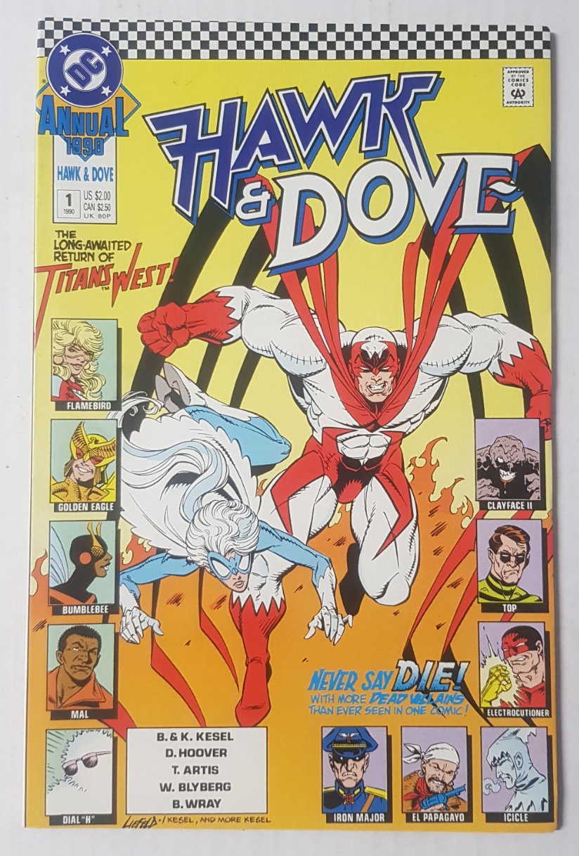 Hawk and Dove Annual #1 DC Comics (1990)