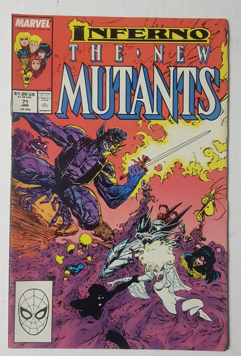 The New Mutants #71 Marvel Comics (1983)