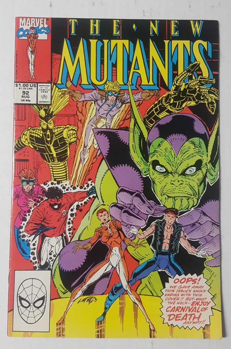 The New Mutants #92 Marvel Comics (1983)