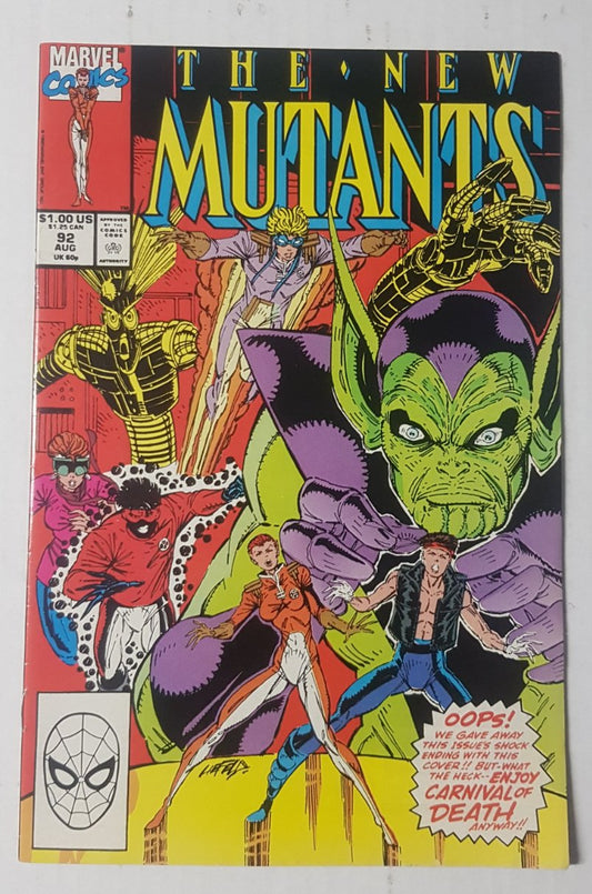 The New Mutants #92 Marvel Comics (1983)