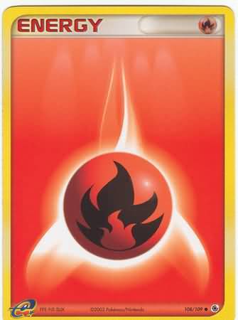 EX Ruby & Sapphire 108/109 Fire Energy