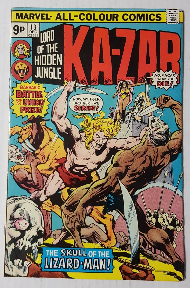 Ka-Zar #9 Marvel Comics (1974)