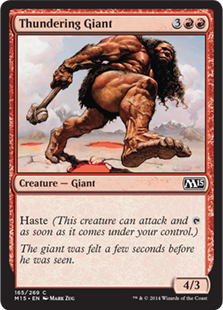 Magic 2015 159/269 Thundering Giant