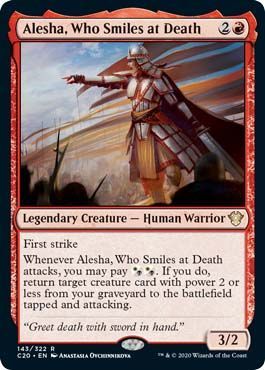 Commander 2020 143/322 Alesha, Who Smiles at Death