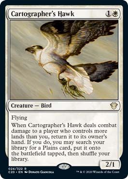 Commander 2020 024/322 Cartographer's Hawk