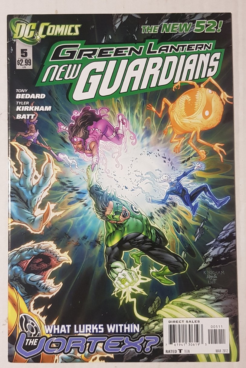 Green Lantern New Guardians #5 DC Comics (2011)