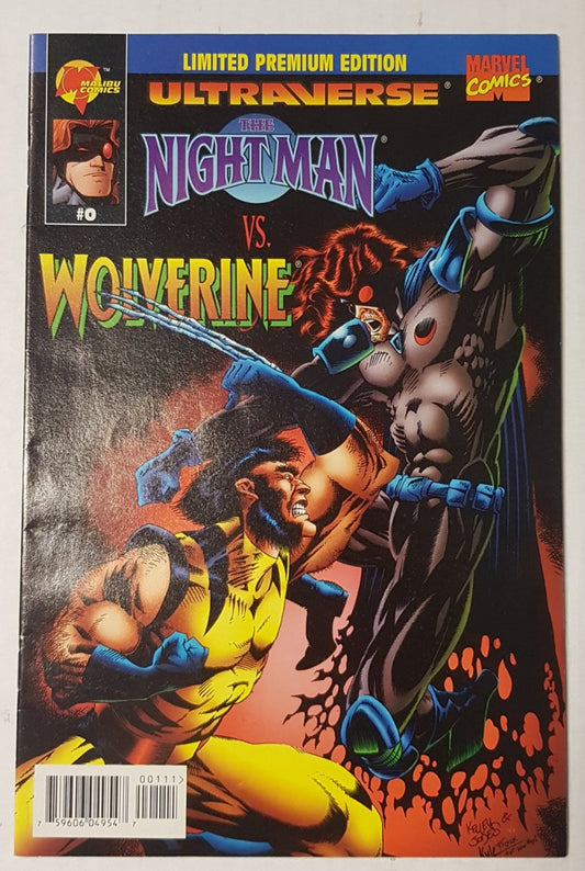 The Night Man Vs. Wolverine #0 Malibu Comics (1995)