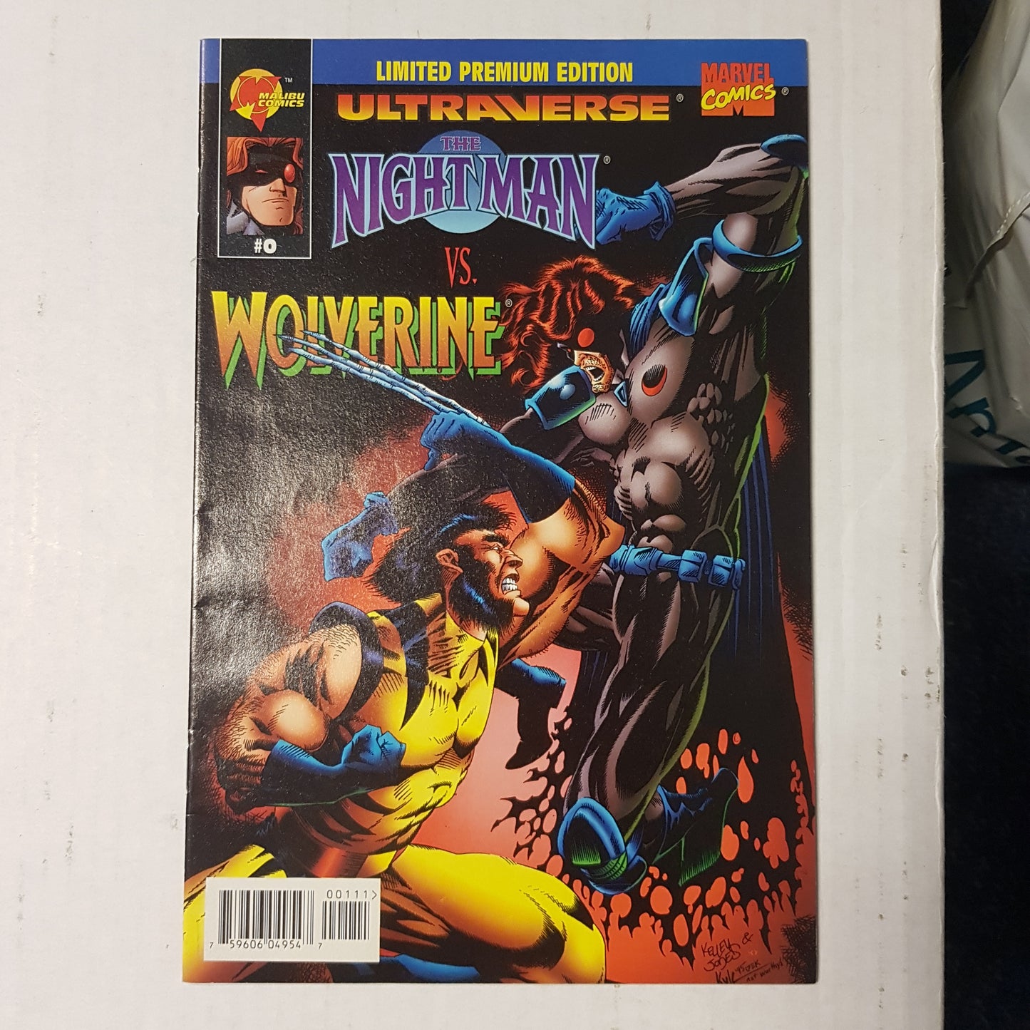 The Night Man Vs. Wolverine #0 Malibu Comics (1995)