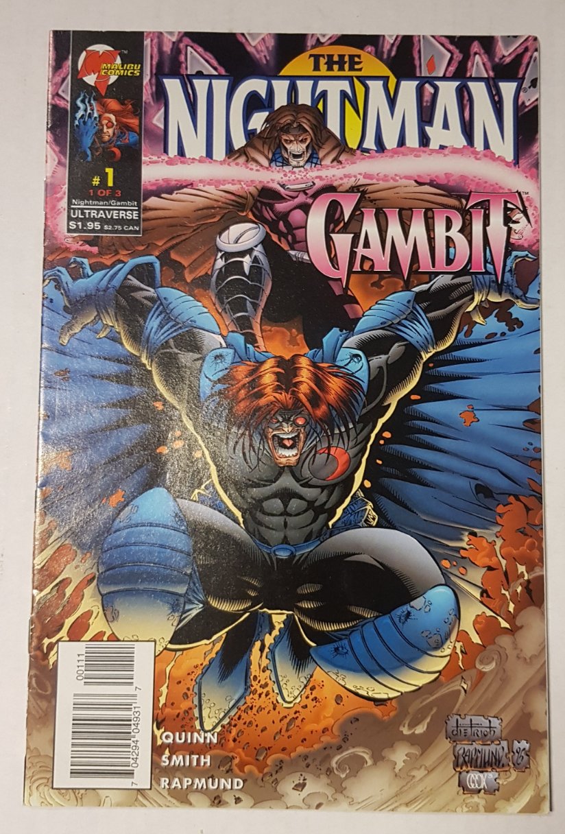 The Night Man / Gambit #1 Malibu Comics (1996)