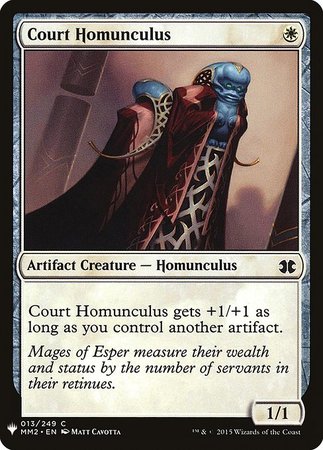 The List - Modern Masters 2015 013/249 Court Homunculus