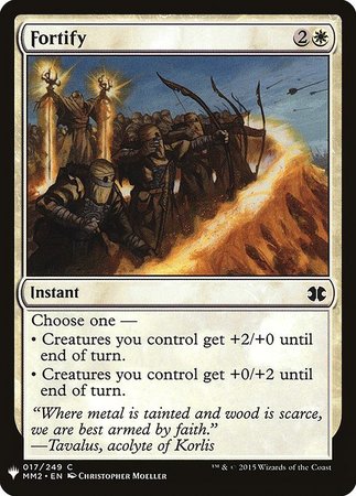 The List - Modern Masters 2015 017/249 Fortify