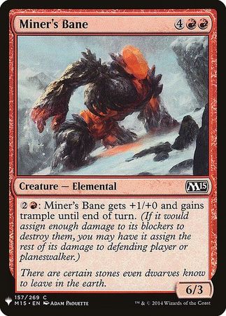 The List - Magic 2015 157/269 Miner's Bane