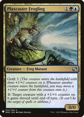 The List - Modern Masters 2015 184/249 Plaxcaster Frogling