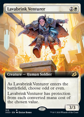 Ikoria: Lair of Behemoths 315 Lavabrink Venturer (Collector Booster)(Extended Art)