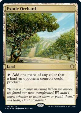 Commander 2020 273/322 Exotic Orchard