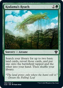 Commander 2020 180/322 Kodama's Reach