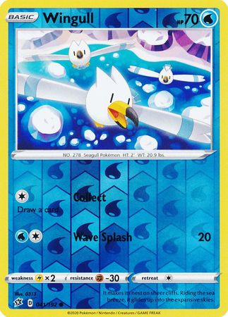 Rebel Clash 041/192 Wingull (Reverse Holo)