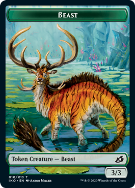 Beast 010/013 Ikoria: Lair of Behemoths Token