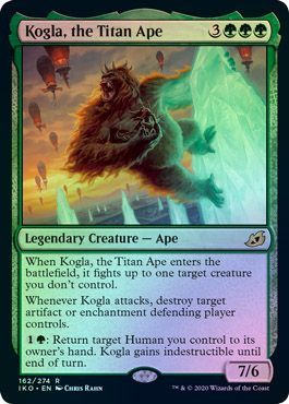 Ikoria: Lair of Behemoths 162/274 Kogla, the Titan Ape (Foil)