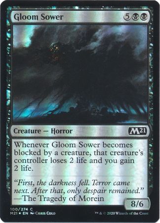 Core Set 2021 100/274 Gloom Sower (Foil)