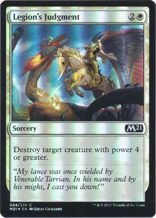 Core Set 2021 024/274 Legion's Judgment (Foil)