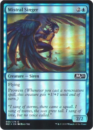 Core Set 2021 058/274 Mistral Singer (Foil)