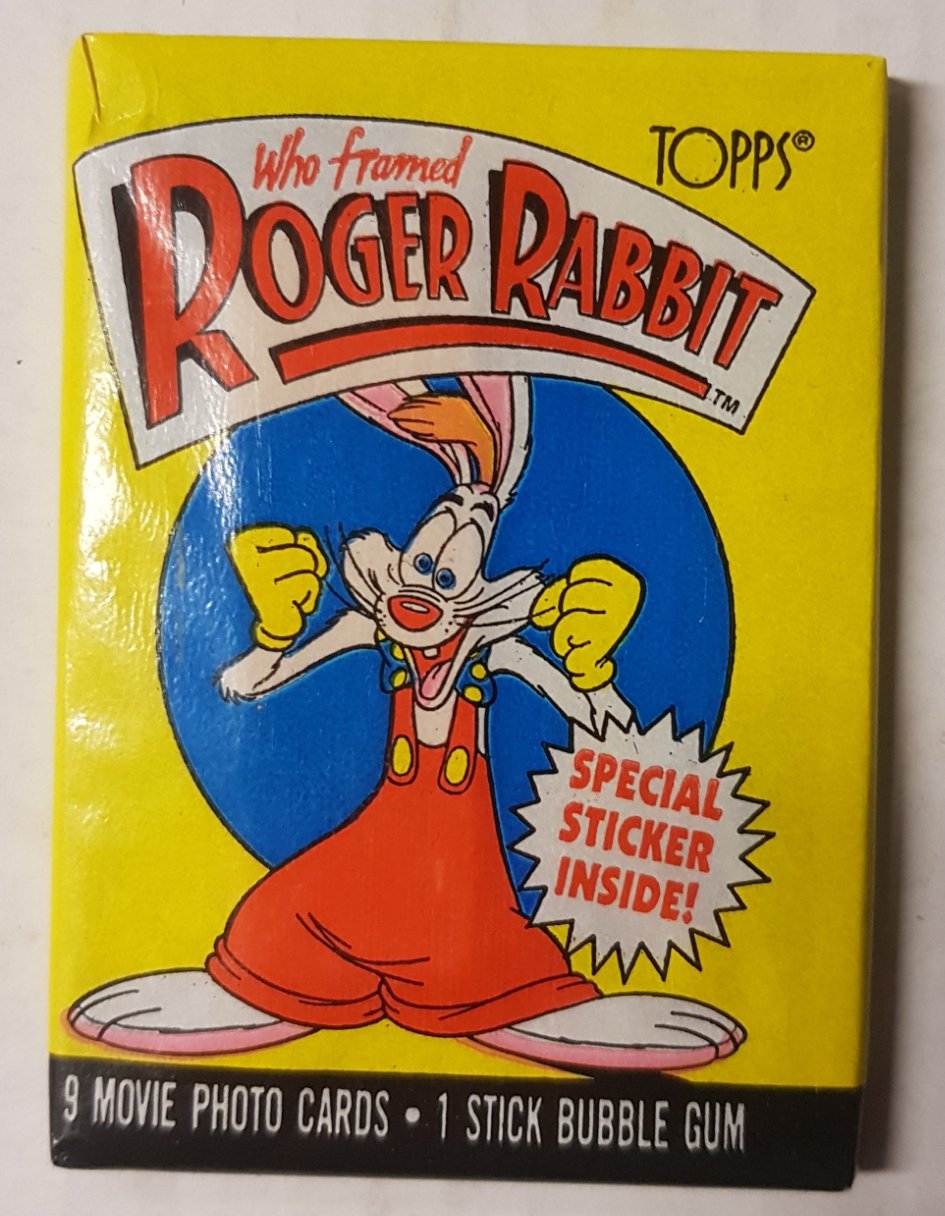 Who Framed Roger Rabbit Trading Cards (1987)