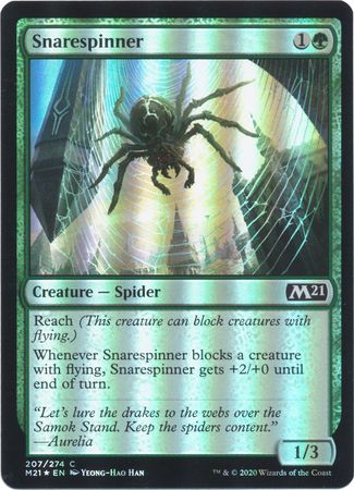 Core Set 2021 207/274 Snarespinner (Foil)