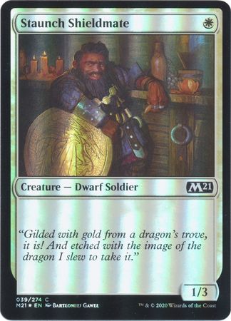 Core Set 2021 039/274 Staunch Shieldmate (Foil)