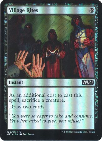 Core Set 2021 126/274 Village Rites (Foil)