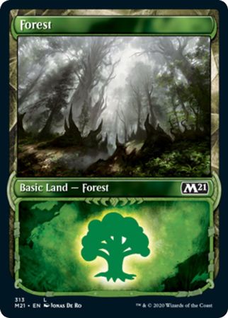 Core Set 2021 313 Forest (Showcase)