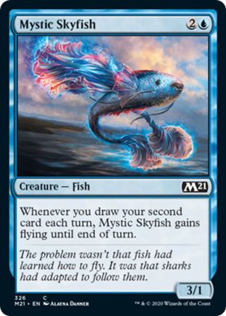 Core Set 2021 326 Mystic Skyfish (Planeswalker Deck)