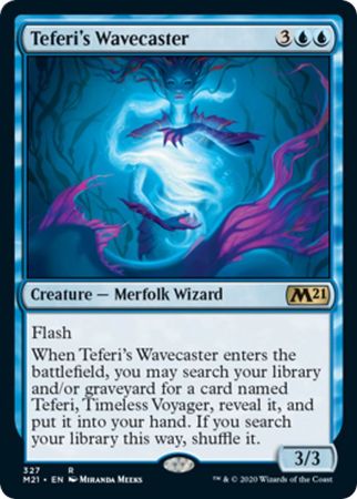 Core Set 2021 327 Teferi's Wavecaster (Planeswalker Deck)