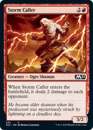 Core Set 2021 335 Storm Caller (Planeswalker Deck)