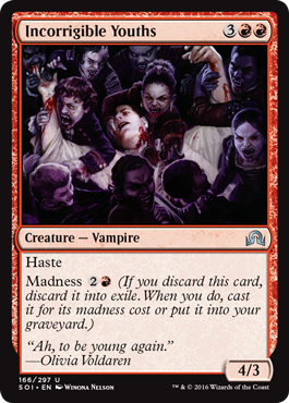 Shadows Over Innistrad 166/297 Incorrigible Youths