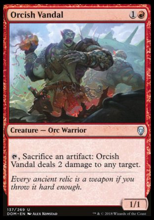 Dominaria 137/269 Orcish Vandal