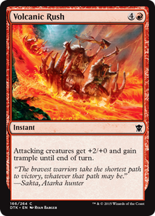 Dragons of Tarkir 166/264 Volcanic Rush