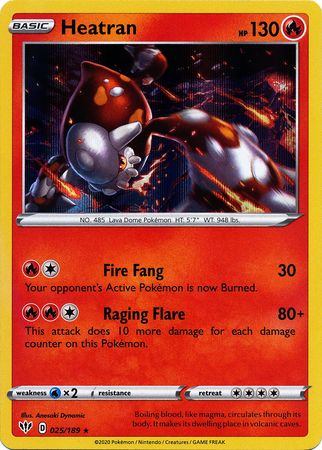 Darkness Ablaze 025/189 Heatran (Holo)