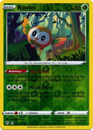 Darkness Ablaze 011/189 Rowlet (Reverse Holo)