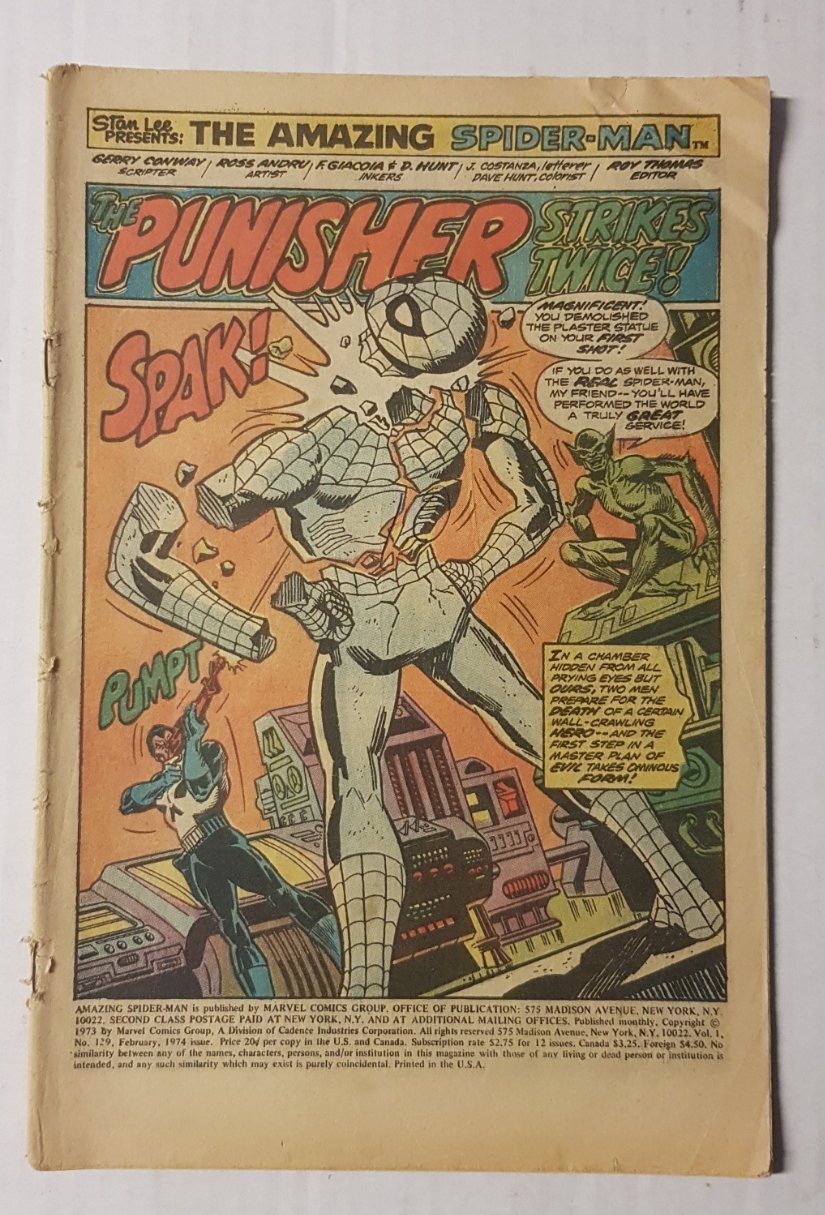 Amazing Spider-man #129 Marvel Comics (1963)(JB)