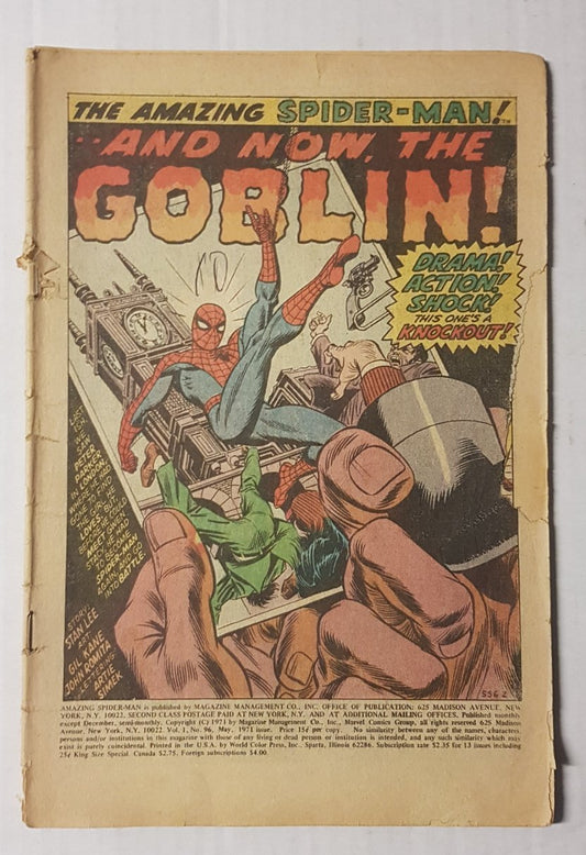 Amazing Spider-man #96 Marvel Comics (1963)(JB)