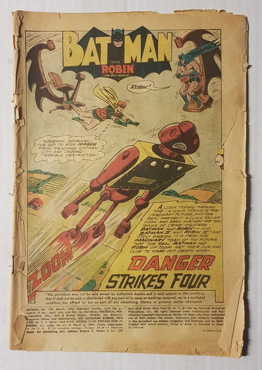 Batman #154 DC Comics (1940)(JB)