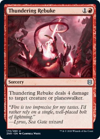 Zendikar Rising 170/280 Thundering Rebuke