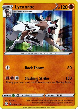 Champion's Path 030/073 Lycanroc (Holo)