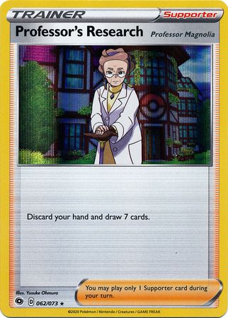 Champion's Path 062/073 Professor's Research  (Professor Magnolia) (Holo)