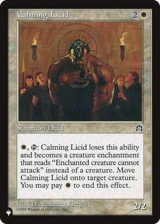 The List - Stronghold - Calming Licid