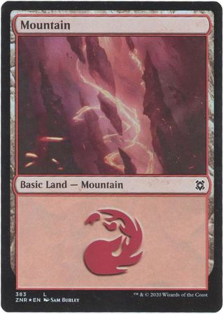 Zendikar Rising 383 Mountain (Foil)